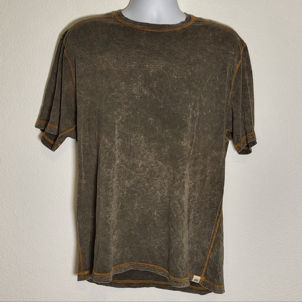 Jake Agave Borracho Short Sleeve Tee in Agavelux Mottled Green size XLarge